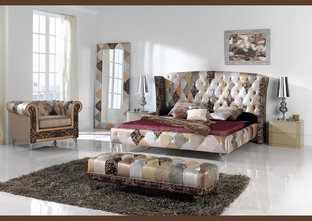 Lit contemporain patchwork 4