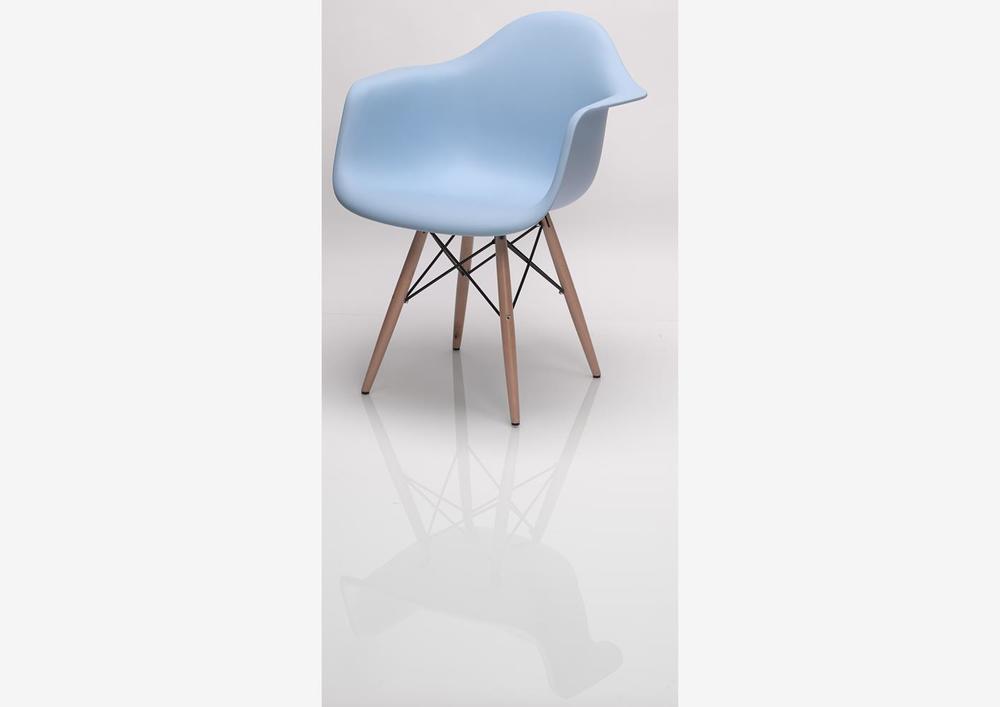 Chaise fauteuil contemporaine blanche 2