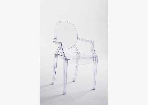 Chaise fauteuil design transparent