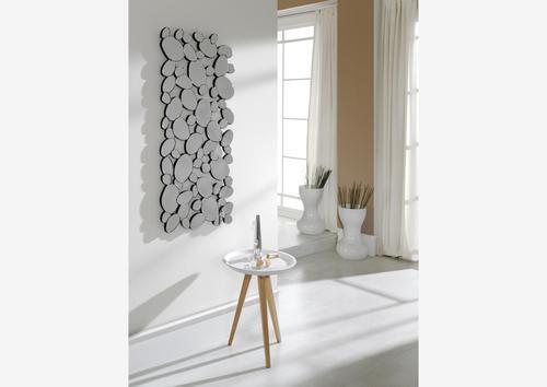 Petite table de salon style rétro blanche