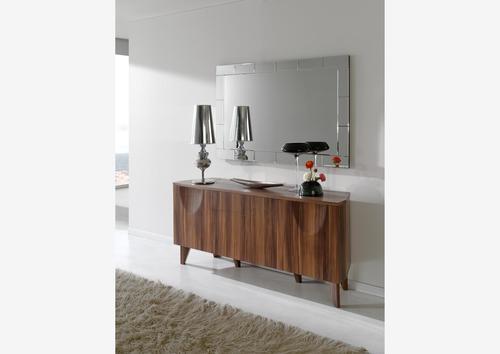 Enfilade originale en mélaminé noyer