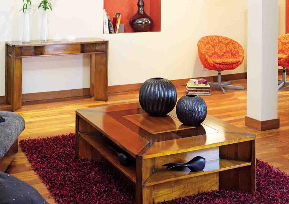 Table basse bar et plateau amovible