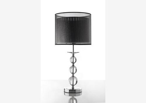 Lampe moderne noire et transparente