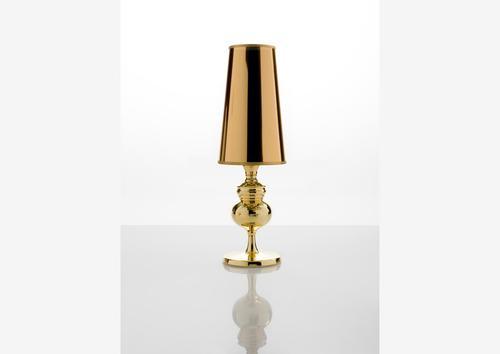 Lampe moderne toute dorée