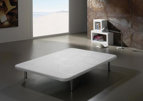 Sommier tapissier original extra plat blanc