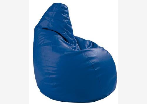 Pouf original bleu en pvc