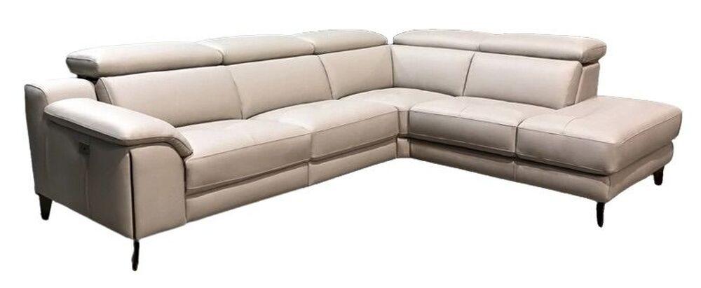 Canapé d'angle en cuir familiale et confortable  2