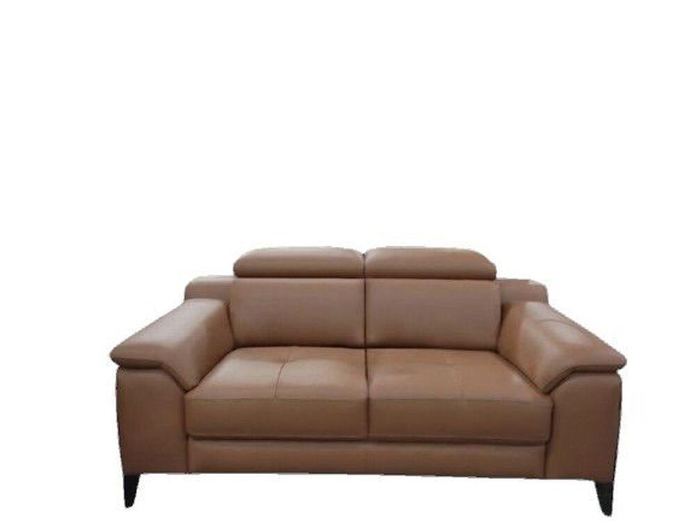 Canapé 2 places en cuir têtières réglables  2