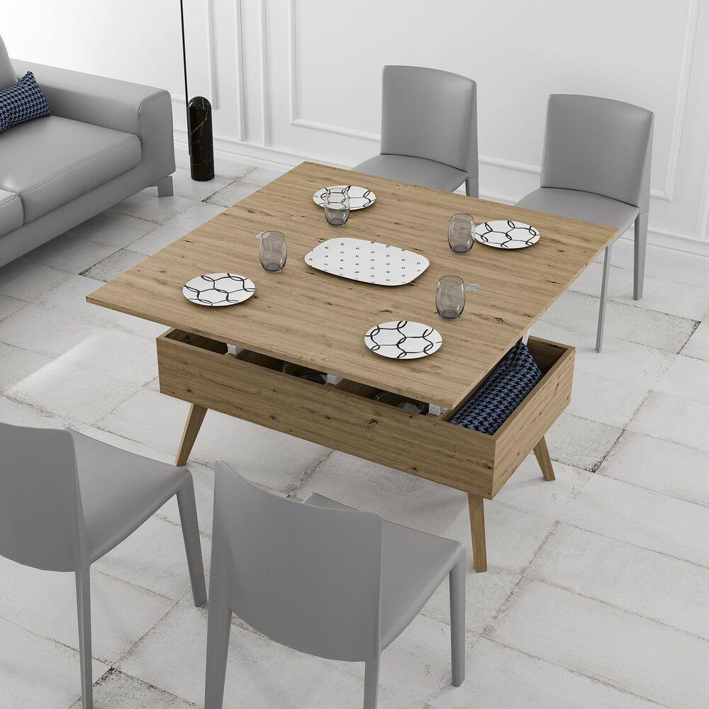 Table basse convertible en table de repas  2