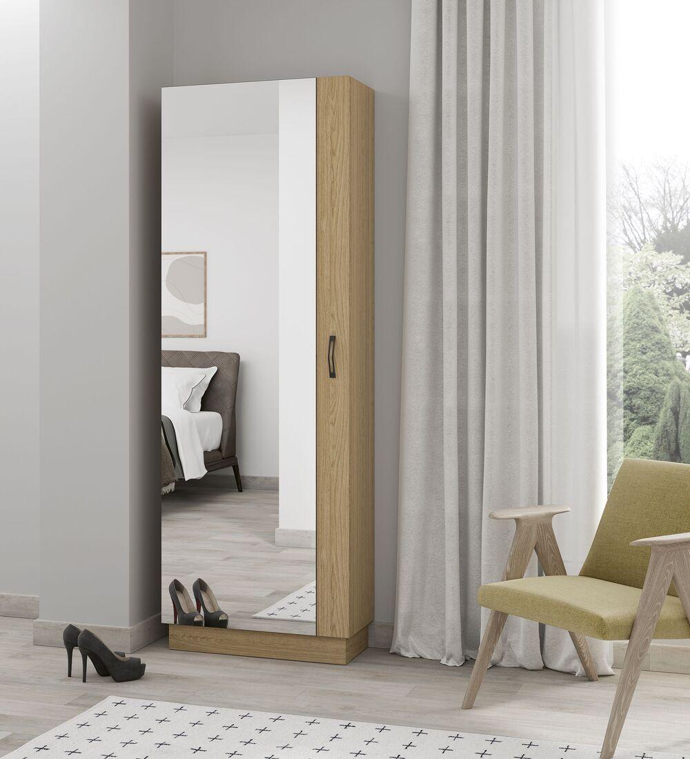 Meuble à chaussure haut avec miroir