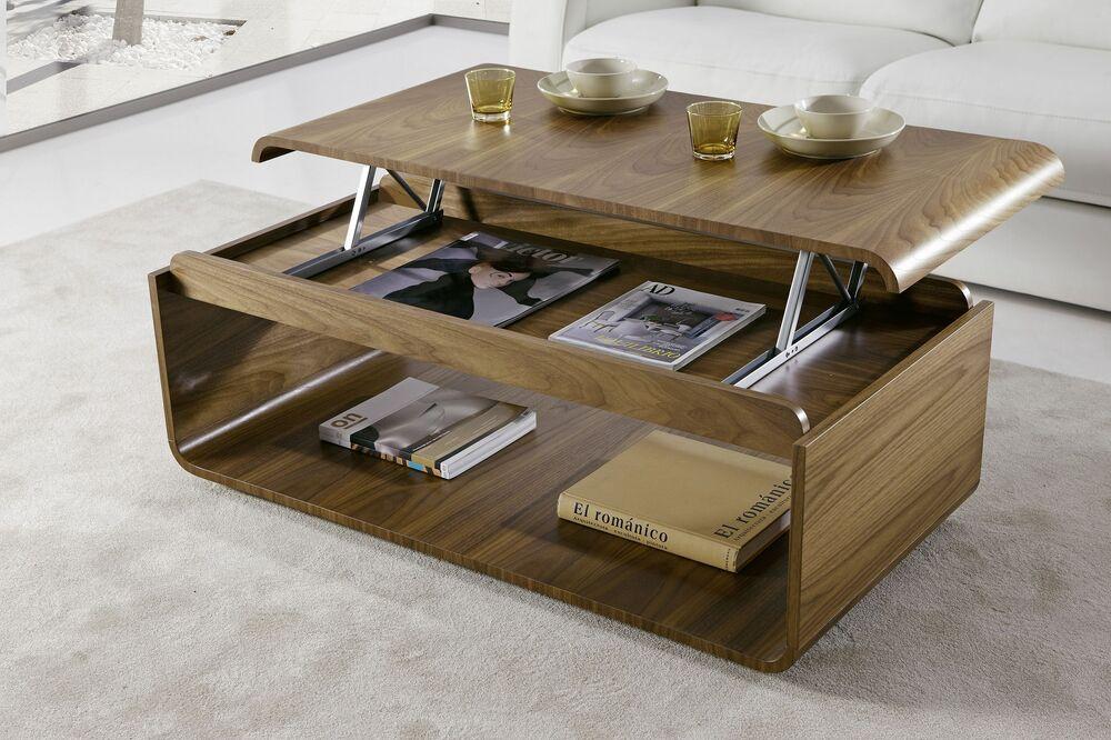 Table basse dinette silhouette rétro et bords arrondis 2