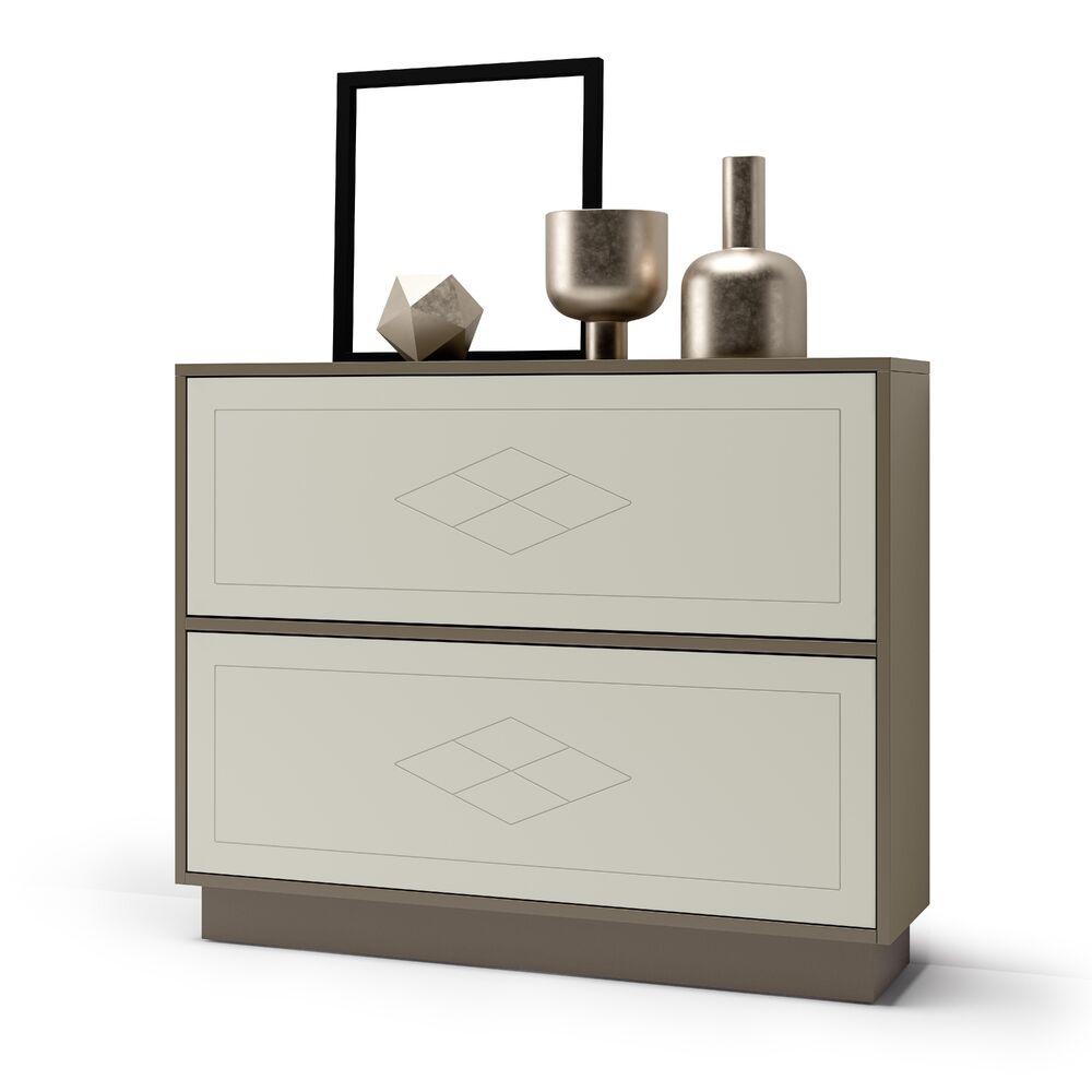 Meuble à chaussures façade et pieds personnalisables  4