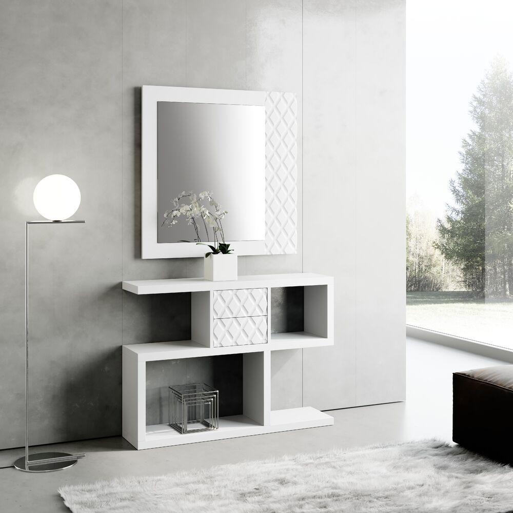 Console contemporaine 2 tiroirs personnalisable 2