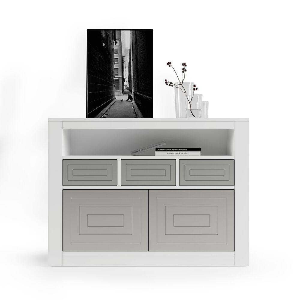 Meuble d'entrée faible profondeur grand espace de rangement  4