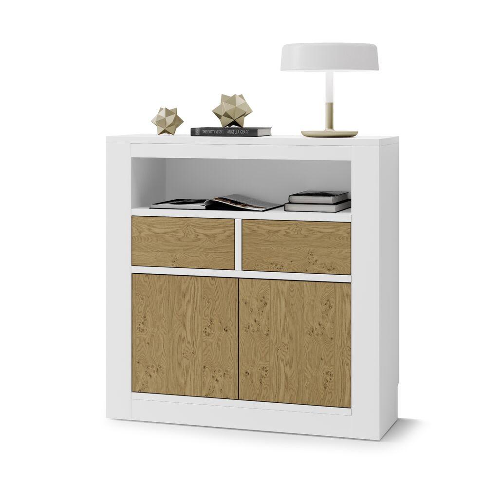 Meuble d'entrée carrée façade et coloris personnalisable 3