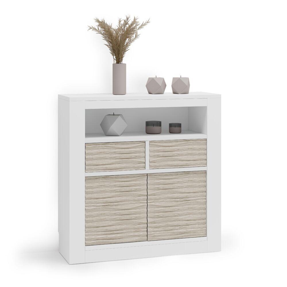 Meuble d'entrée carrée façade et coloris personnalisable 4