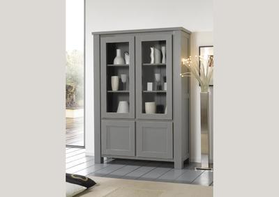 Vitrine 2 portes 2 tiroirs