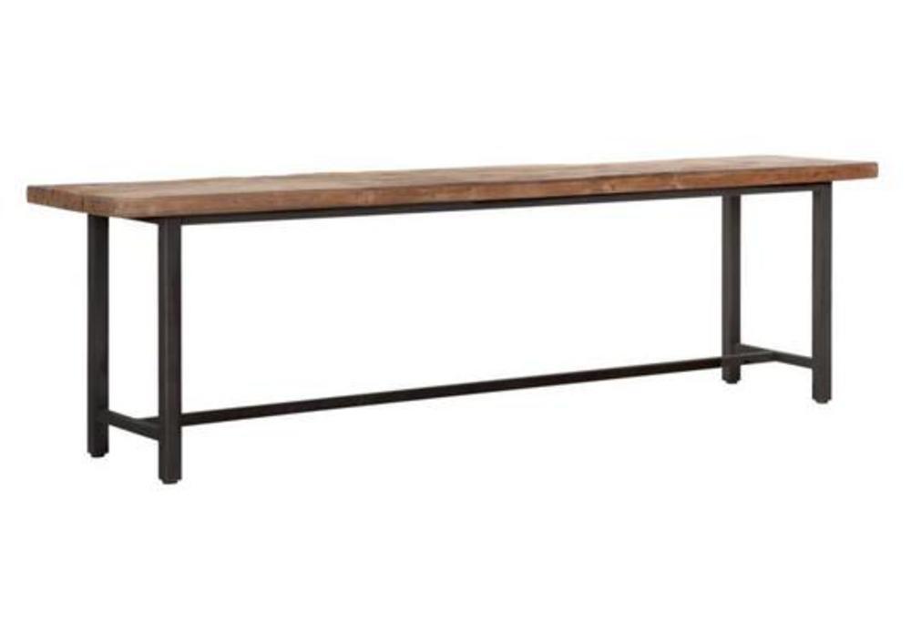Banc industriel de bois et de métal 2