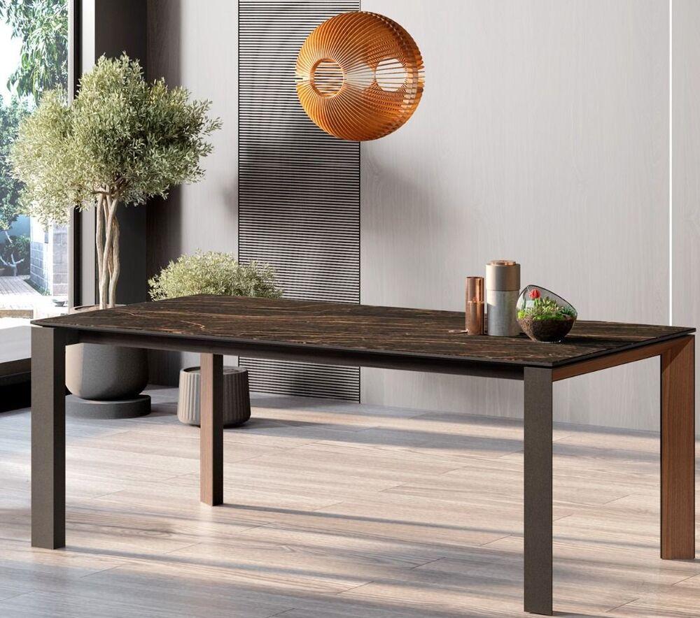 Table extensible avec plateau céramique  2
