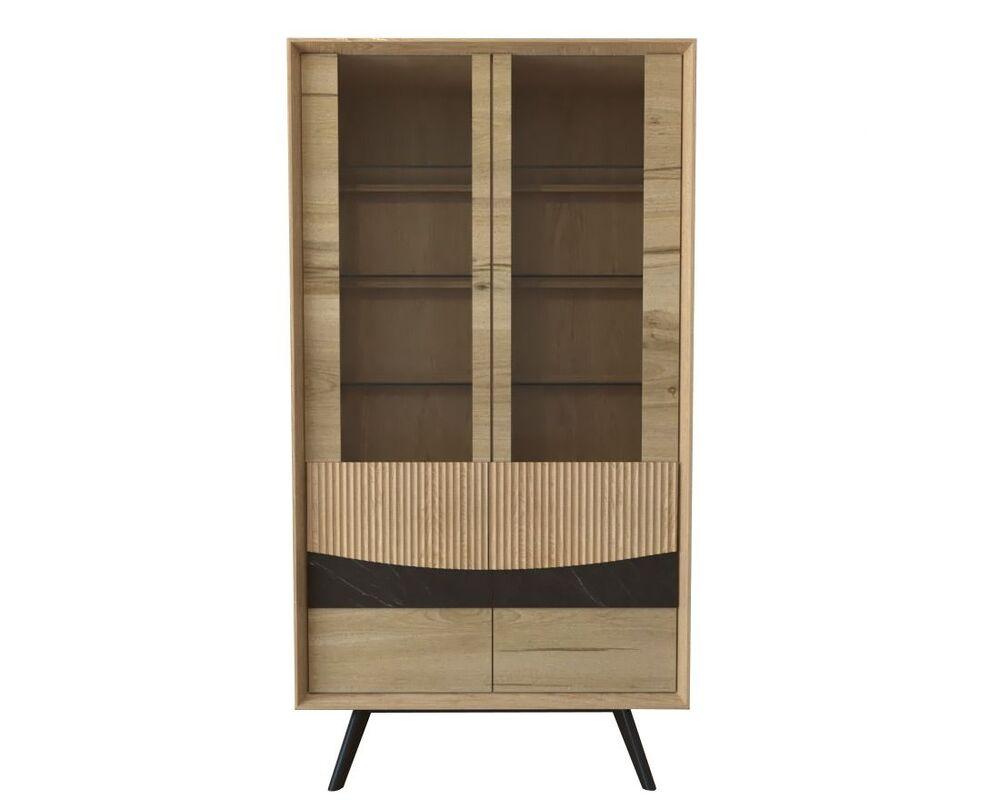 Vitrine contemporaine 2 portes