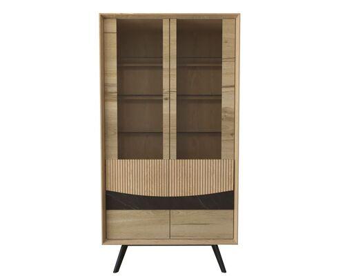 Vitrine contemporaine 2 portes