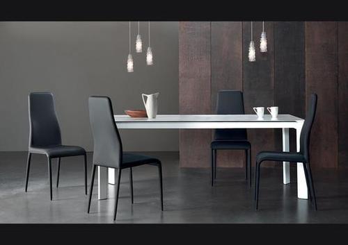 Chaises élégantes et modernes aux larges finitions