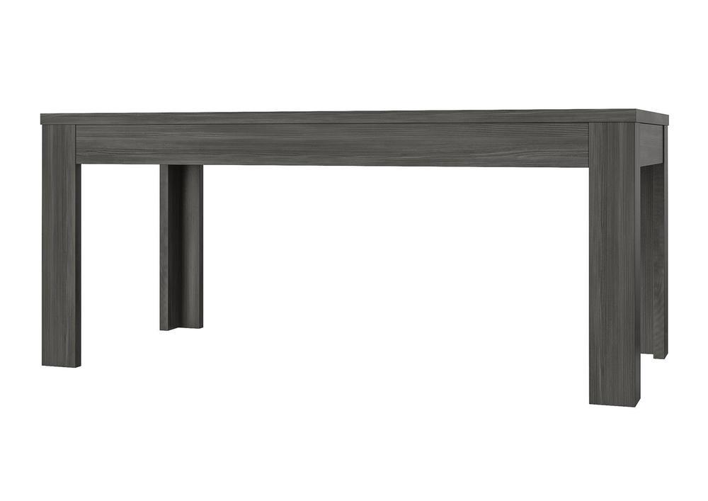 Table rectangulaire grise foncée lignes épurées 2
