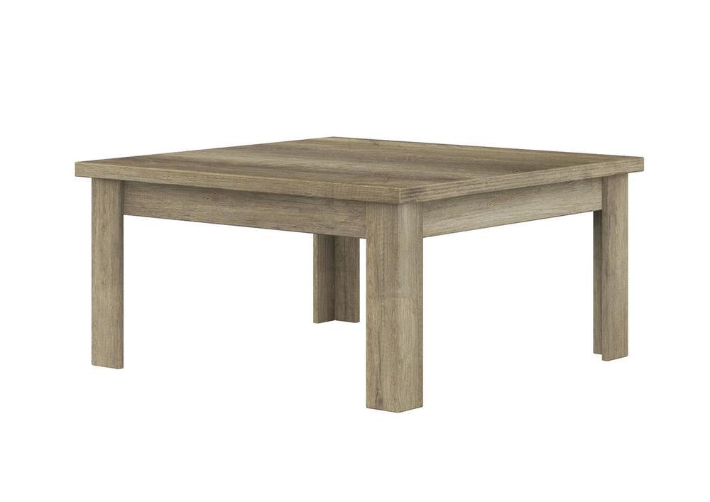 Table basse rectangulaire mélaminée gris foncé 2