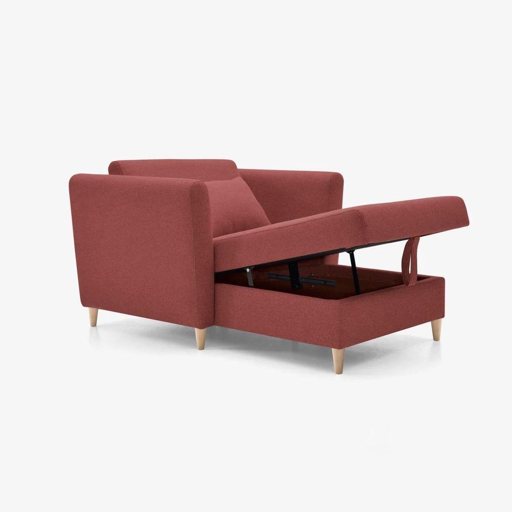 Chaise longue convertible au style scandinave 3