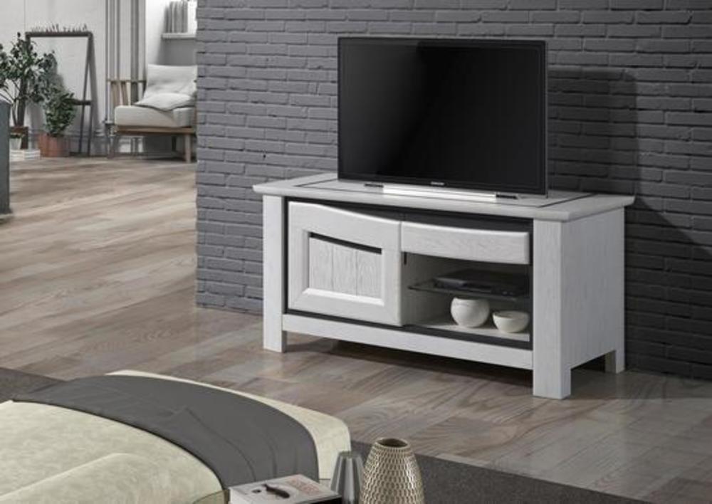 Meuble TV Hi-Fi 2 portes-1 tiroir-1 niche 2