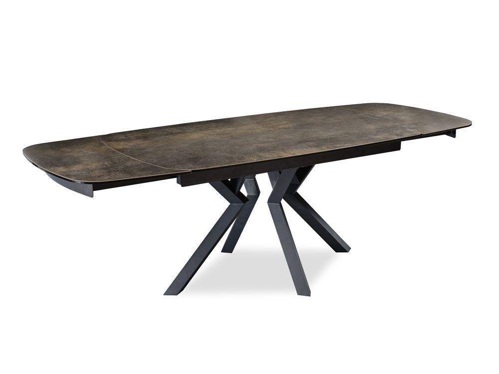Table céramique 2 allonges en bout  4