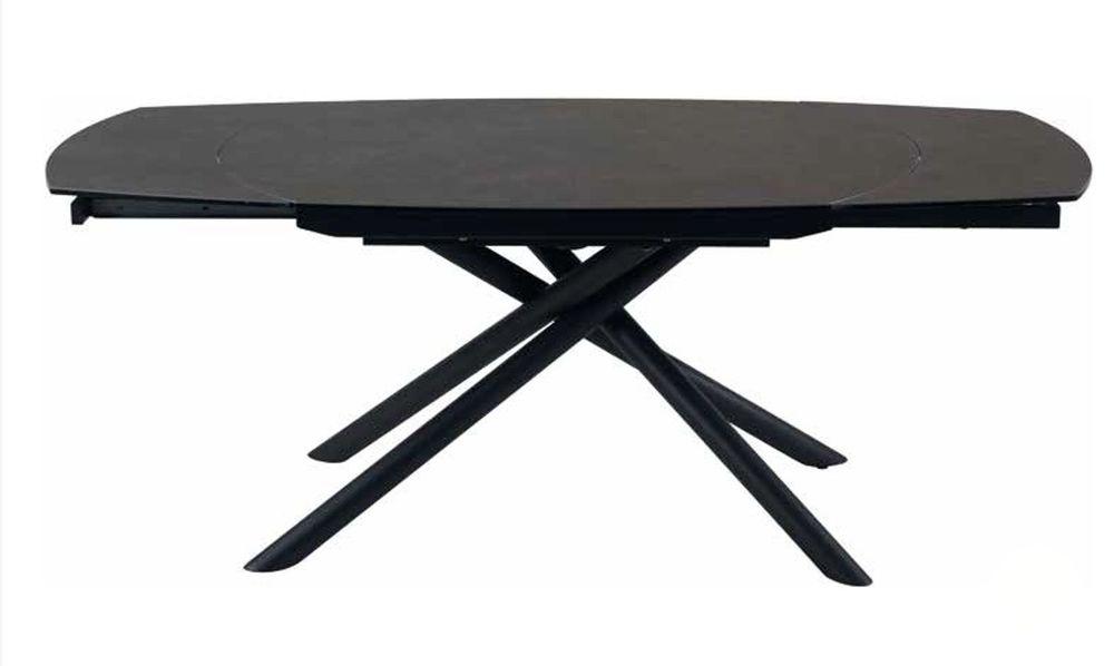 Table de repas avec plateau pivotant en céramique 3