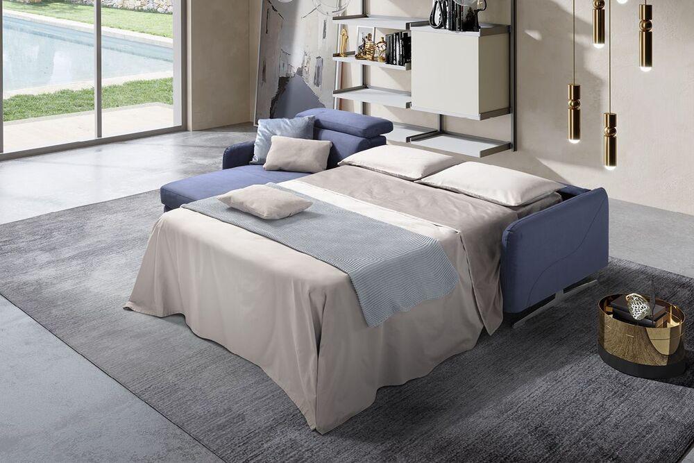 Canapé lit chaise longue avec coffre 2