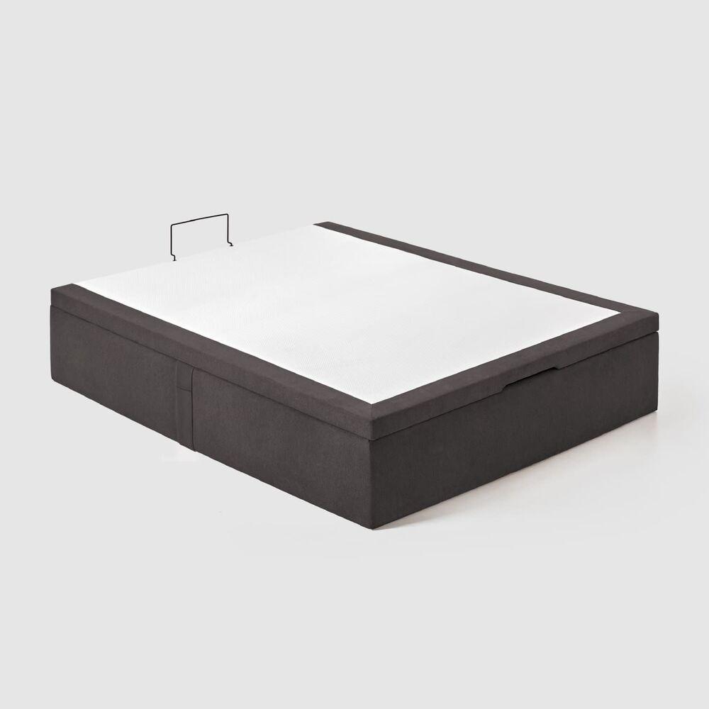Lit coffre en tissu 2 hauteurs au choix  2