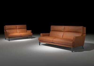 Canapé 2 places avec accoudoirs avec assise confortable