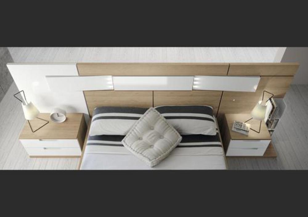 Composition moderne de chambre au style nature 3