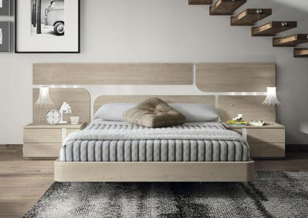 Chambre avec tête de lit design  2