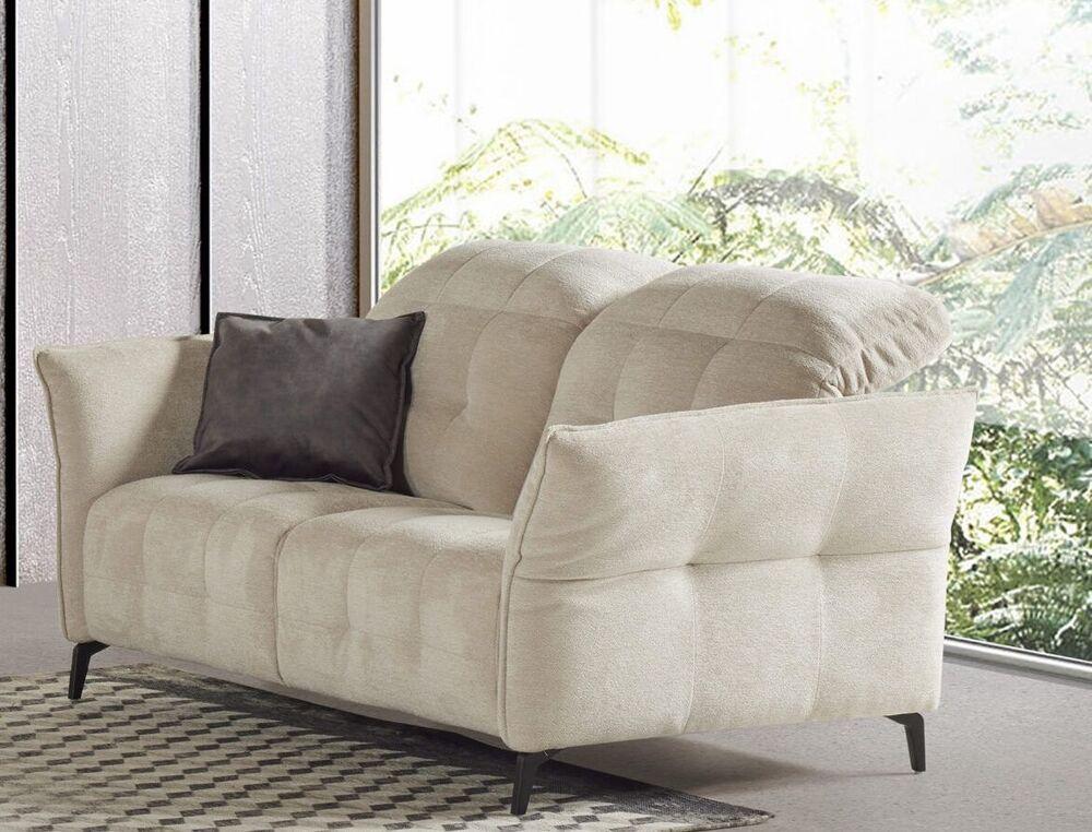 Canapé 2 places moderne têtières et accoudoirs réglables 