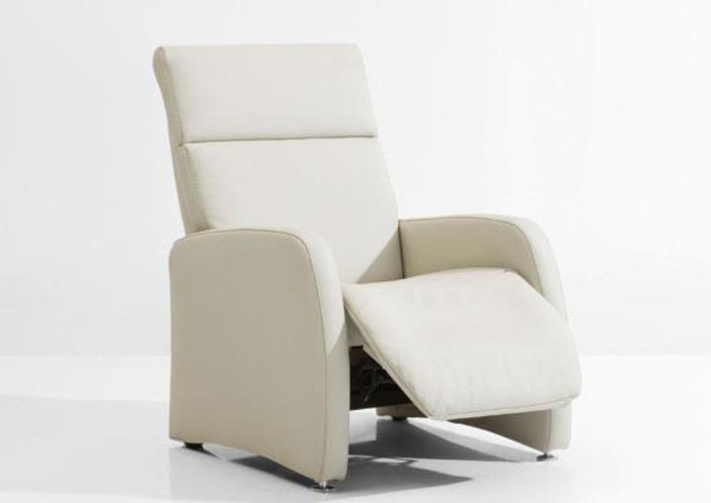 Fauteuil contemporain fixe ou relax, cuir, tissu ou microfibre
