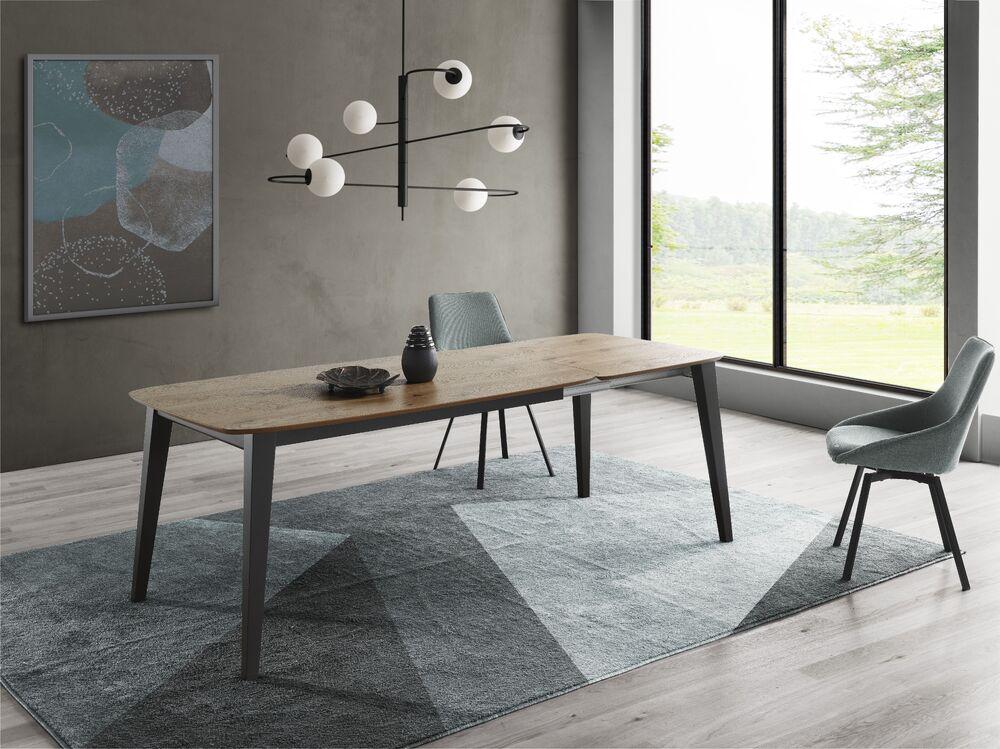 Table de repas extensible style scandinave  3