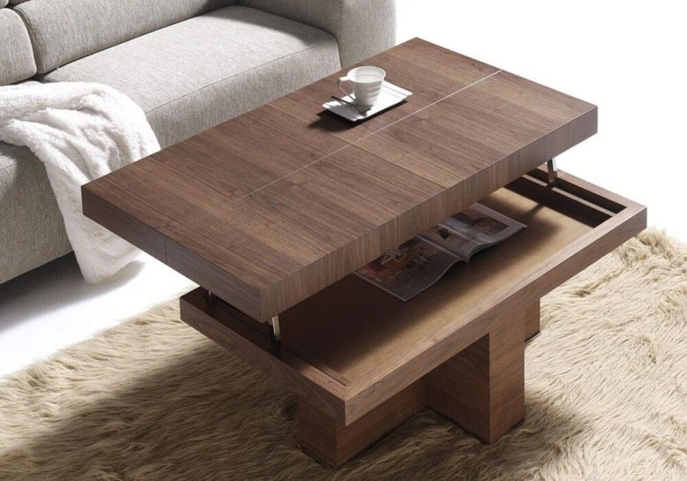 Table basse relevable ligne graphique  2