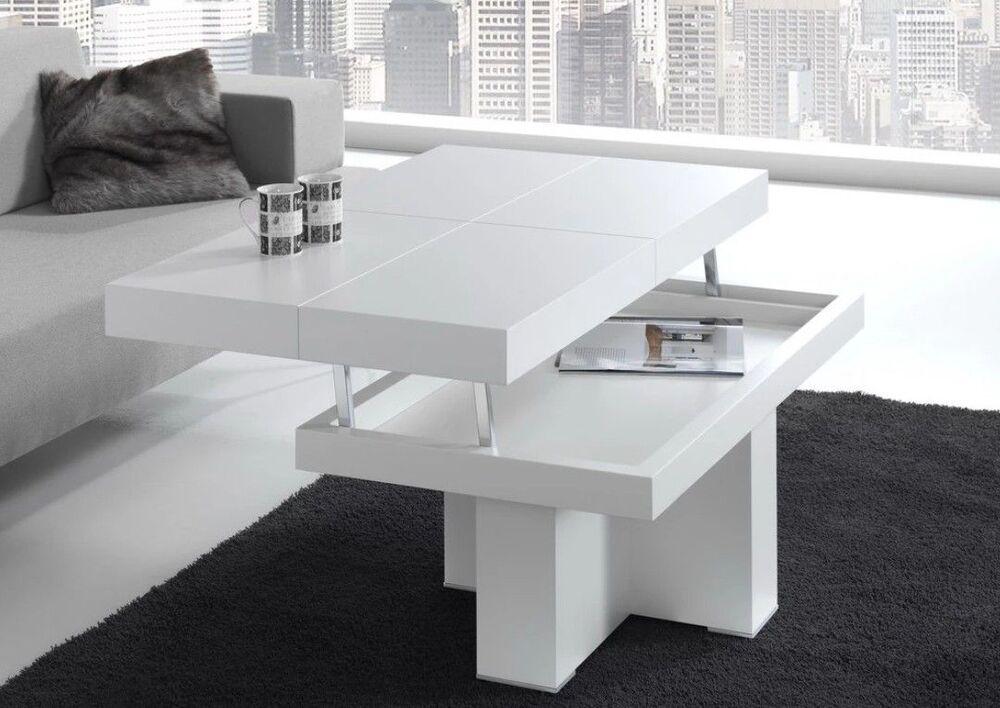 Table basse relevable ligne graphique  4