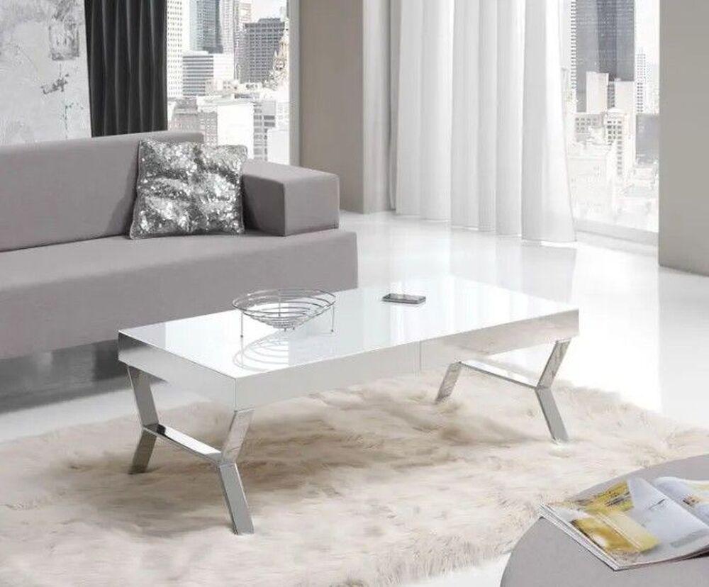 Table basse relevable avec rangement sous plateau 3