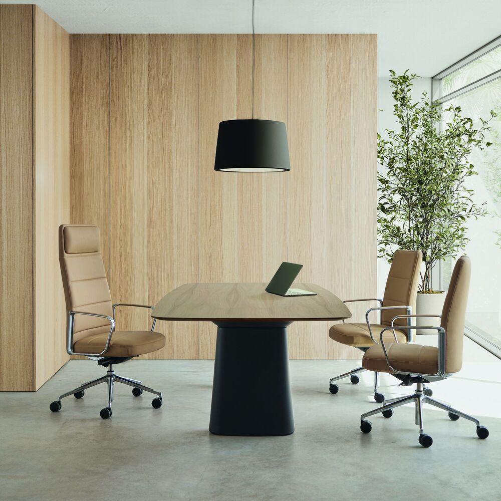 Fauteuil de bureau haut de dossier avec coussin 2