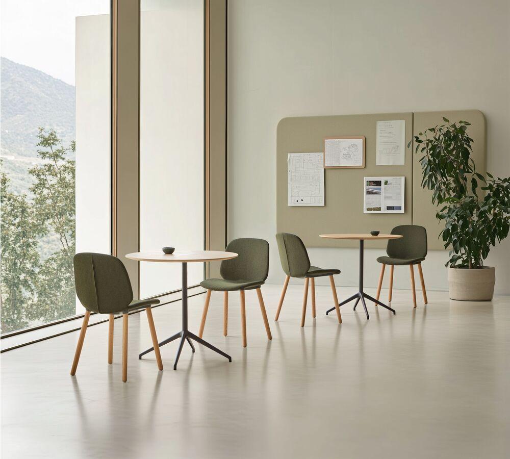 Table de repas ou mange debout rond 2