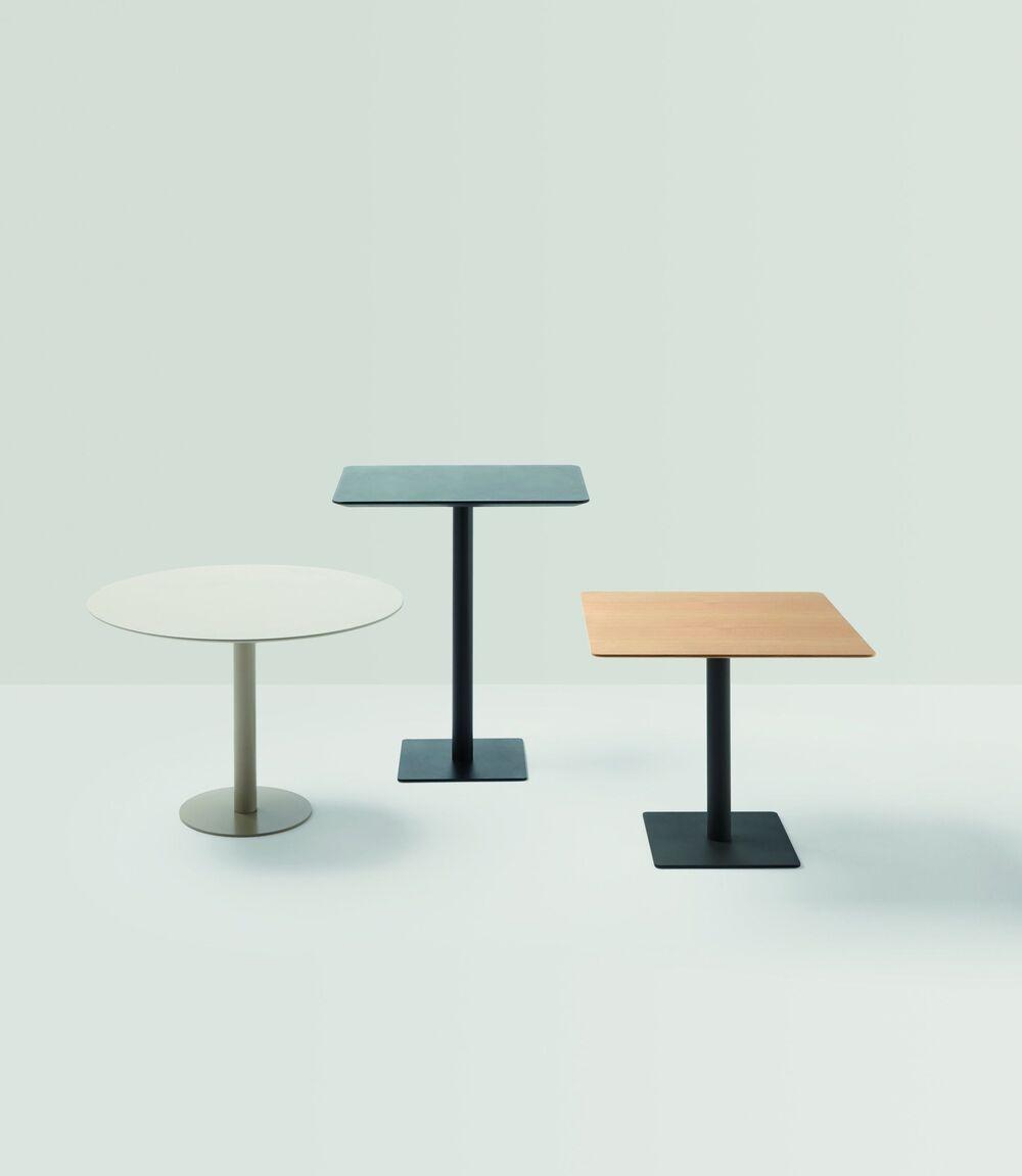 Table de repas carrée polyvalente pied rond ou carré au choix 2