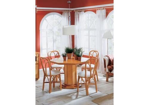 table octogonale 1 allonge de 40 cm