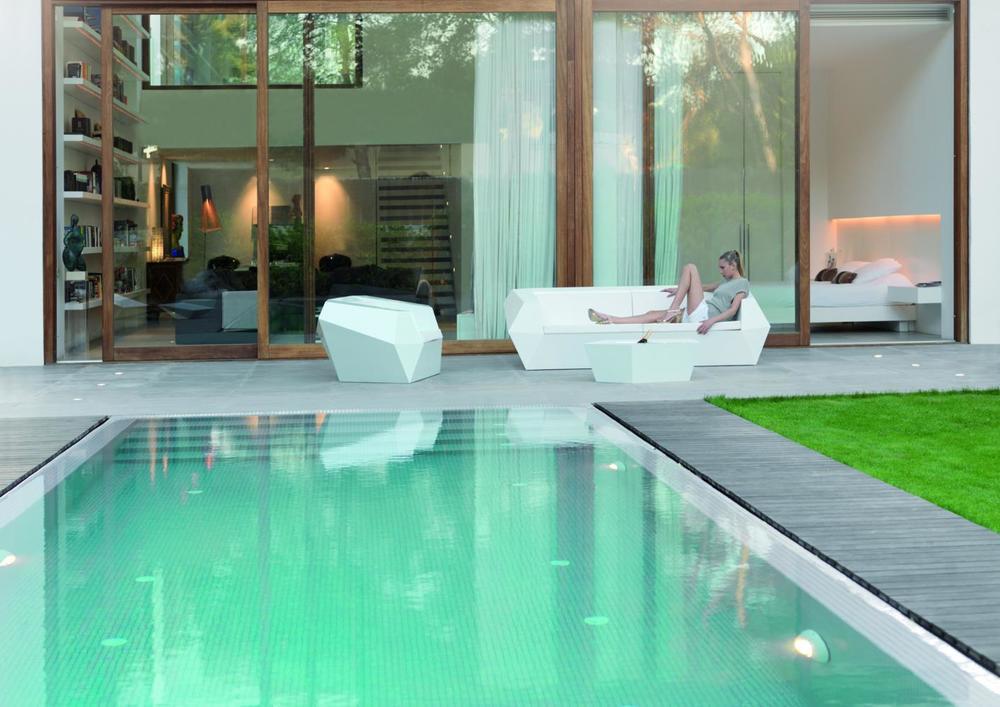 Canapé de jardin contemporain 4