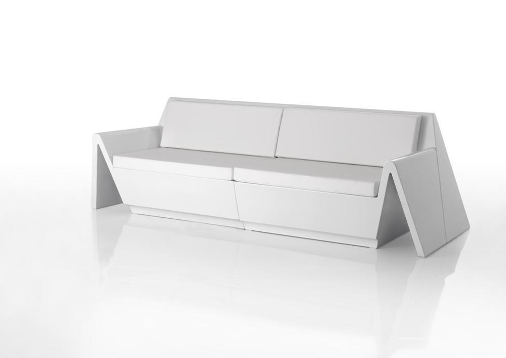 Canapé de jardin contemporain 2