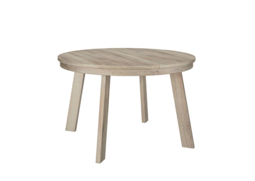 Table ronde avec 4 pieds bois 2